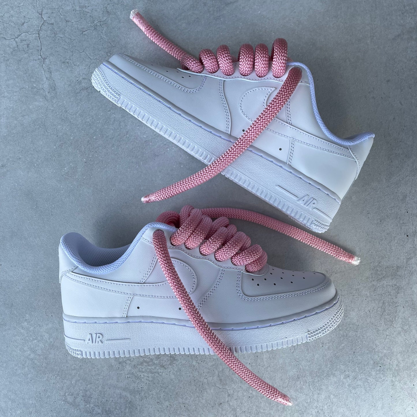 Custom AIR FORCE 1 - Rope laces 2.0 (pink)