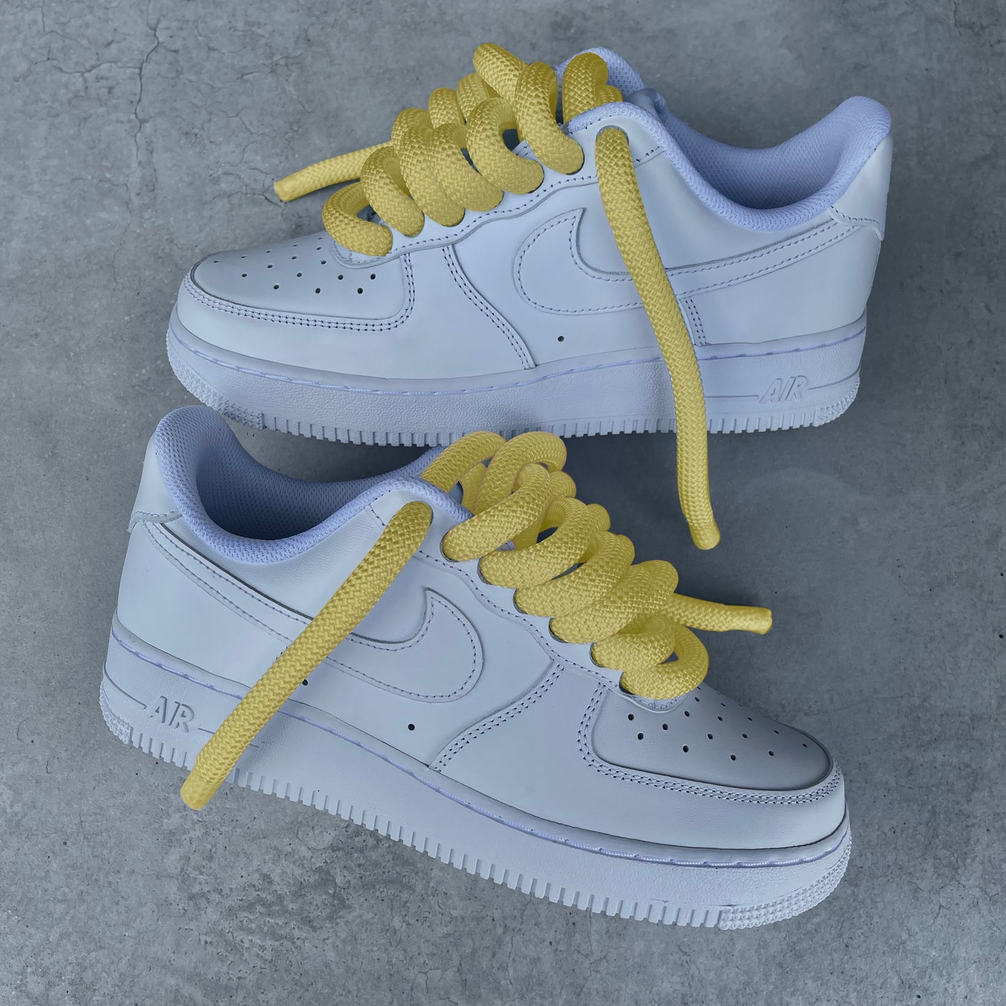 Custom AIR FORCE 1 - Rope laces 2.0 (yellow)