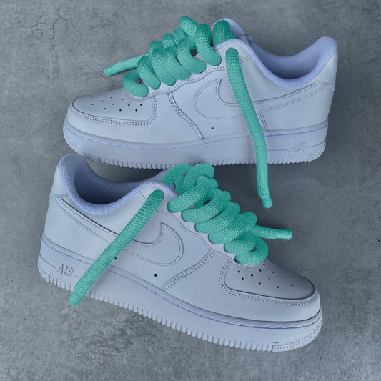 Custom AIR FORCE 1 - Rope laces 2.0 (turquoise)