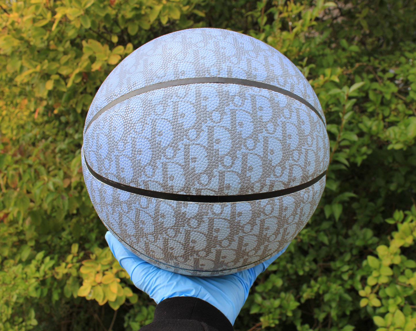 Custom Christian D basketball (UV color changing)