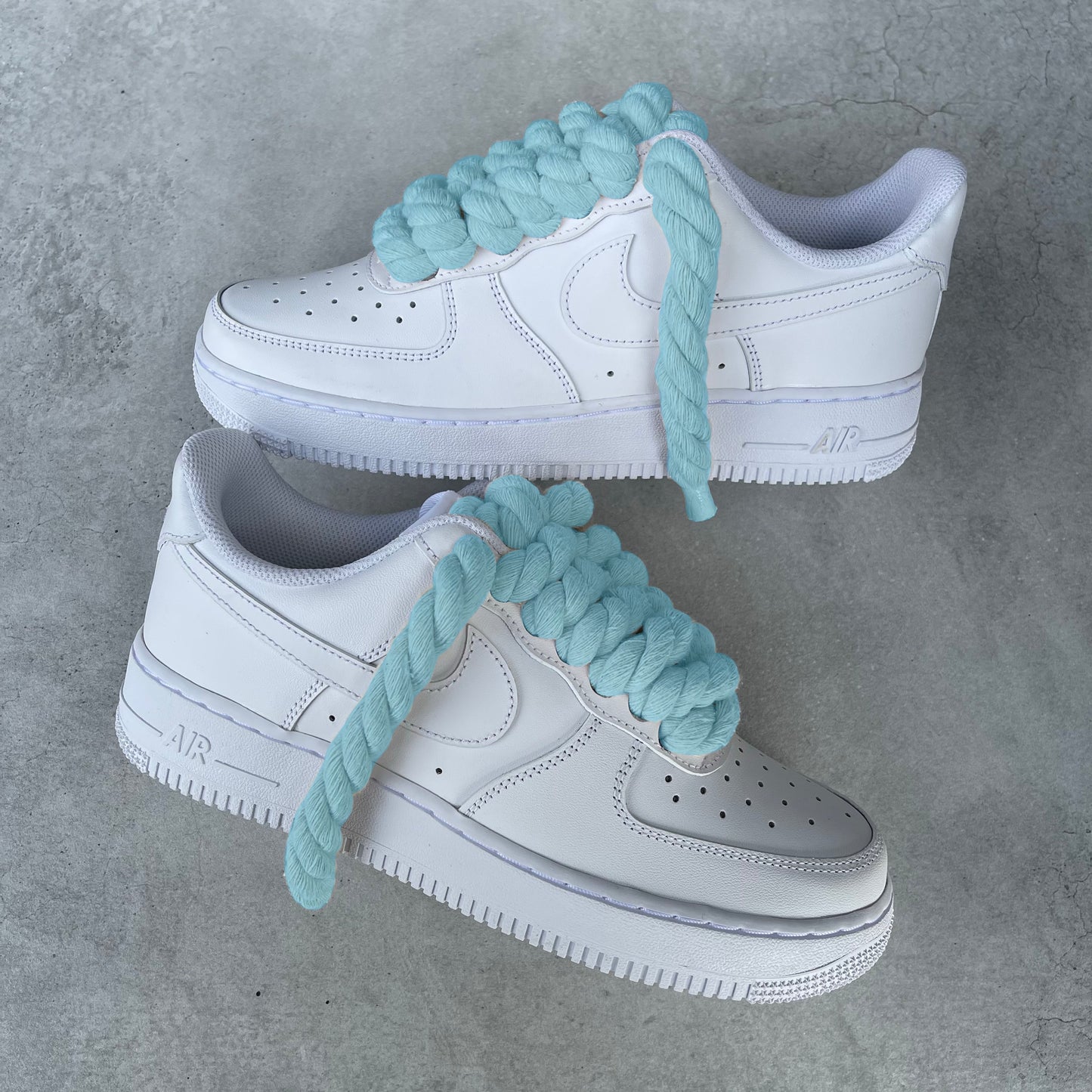 Copy of Custom AIR FORCE 1 - Rope laces (blue)