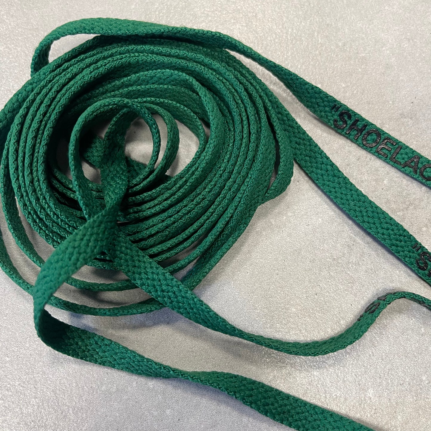 OFF WHITE "shoelaces" green
