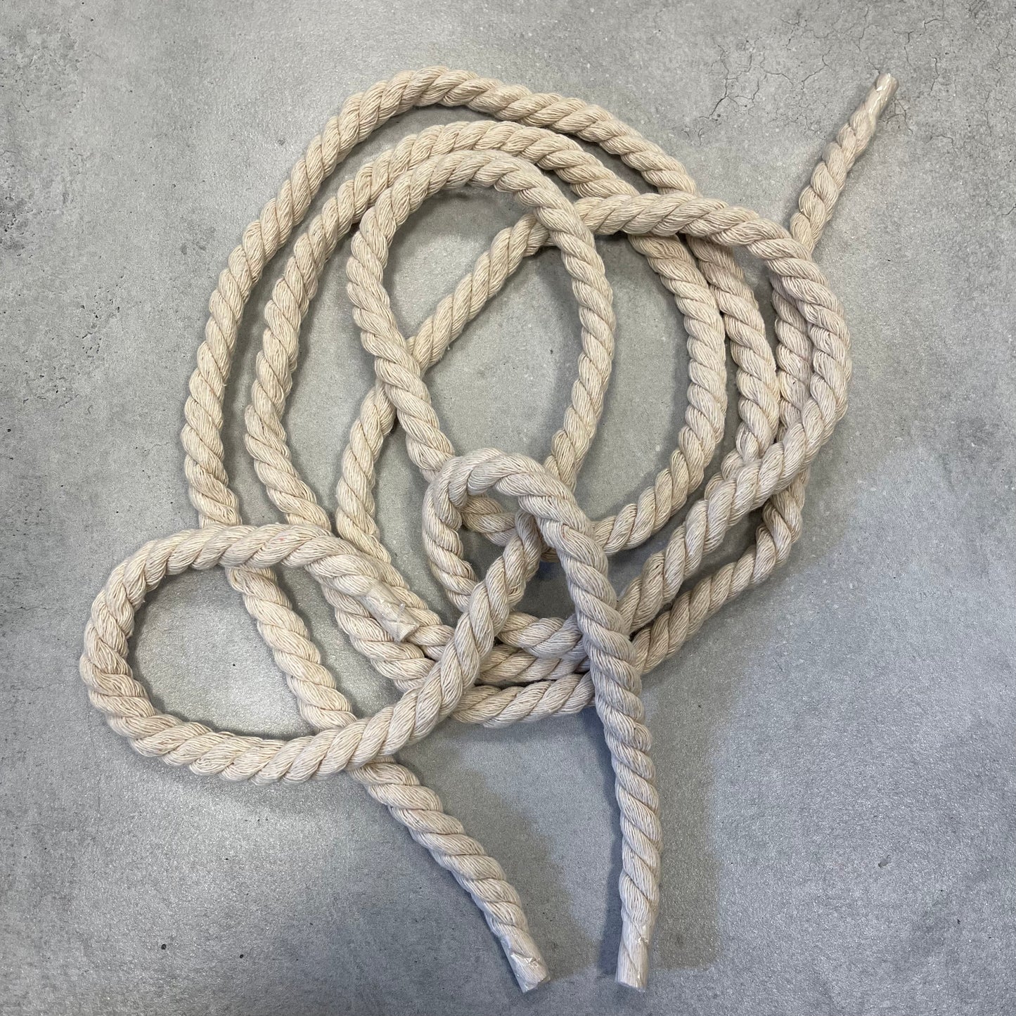 Rope laces (cream)
