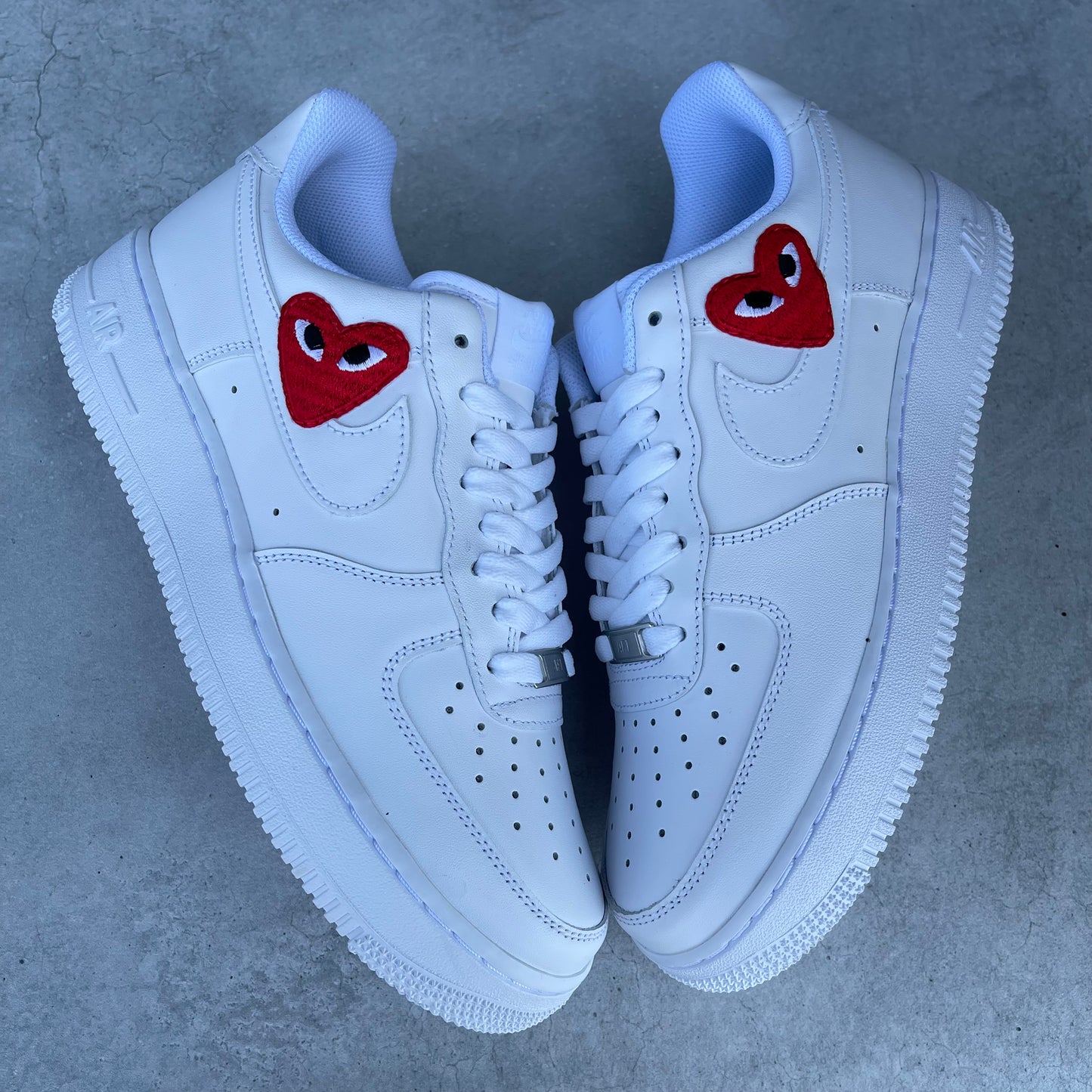 Custom AIR FORCE 1 - CDG patch