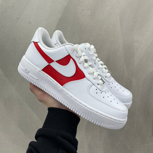 Custom AIR FORCE 1 - Two tone (red)