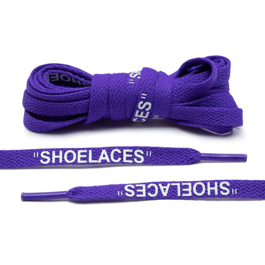OFF WHITE "shoelaces" purple