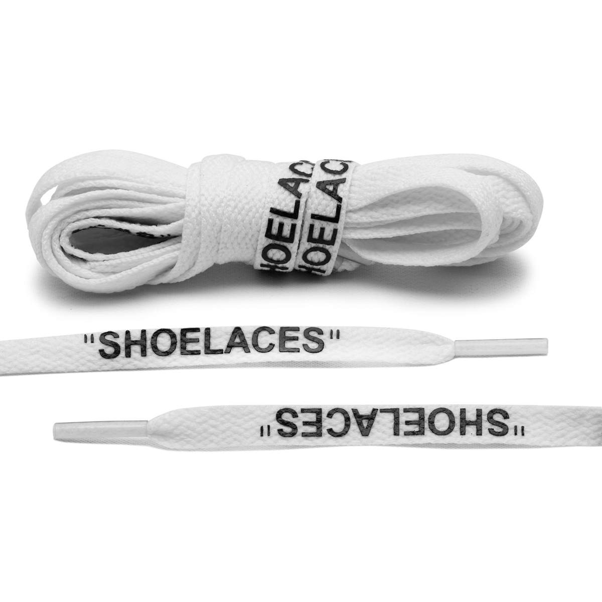 OFF WHITE "shoelaces" white