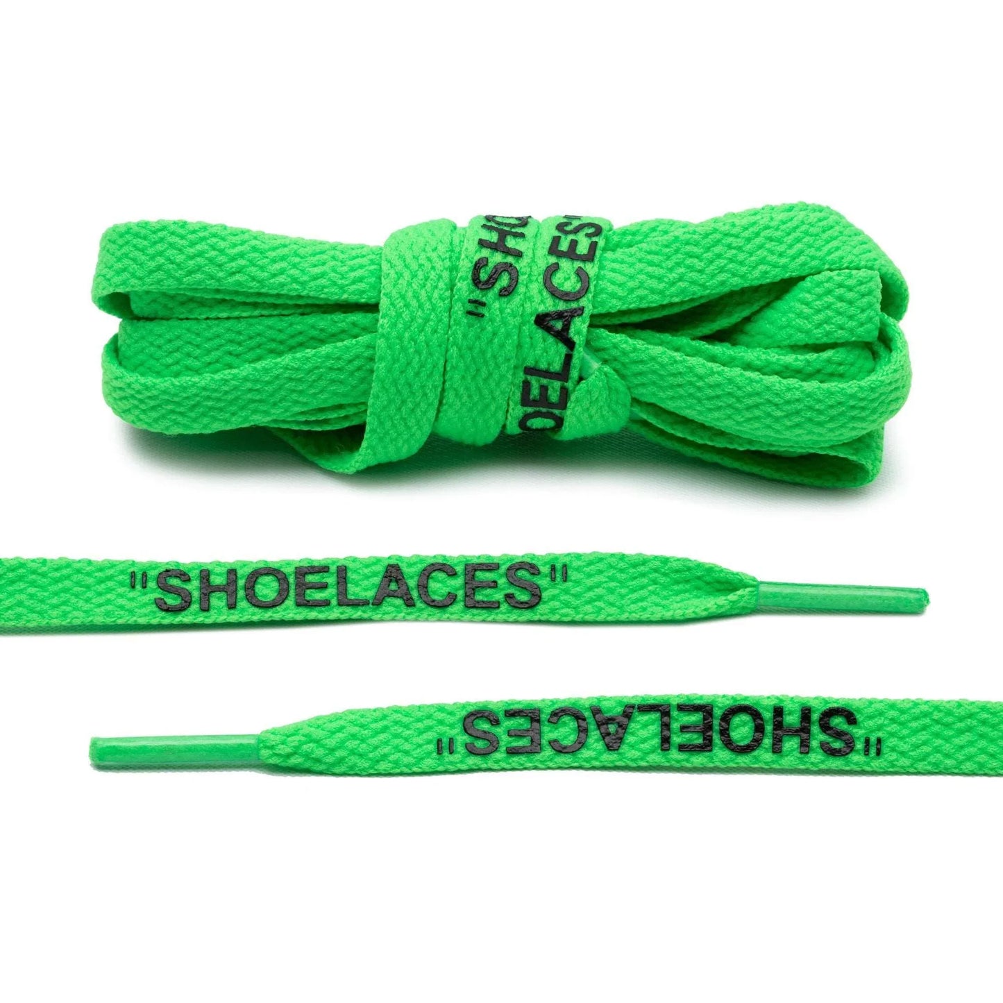 OFF WHITE "shoelaces" green